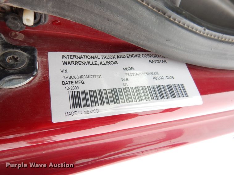 image for item DF7373 2010 International ProStar Eagle Premium semi truck