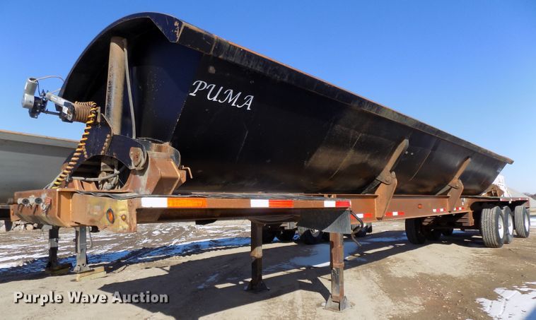 image for item DG2521 2017 Puma TD2350 side dump trailer