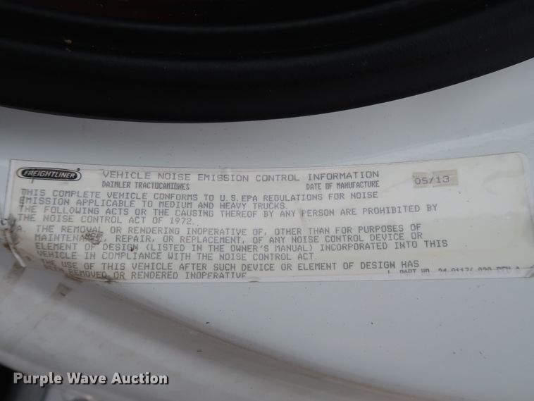 image for item DH0840 2014 Freightliner Cascadia 125 semi truck