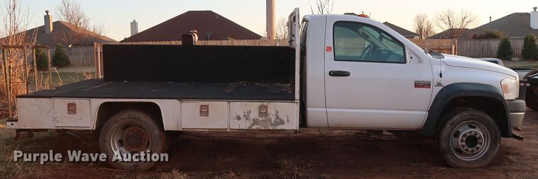 image for item DH0851 2008 Dodge Ram 4500HD utility truck