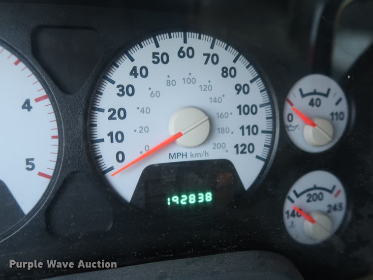 image for item DH0851 2008 Dodge Ram 4500HD utility truck