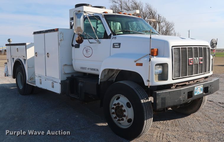 image for item DH0855 1999 GMC C7500 service truck