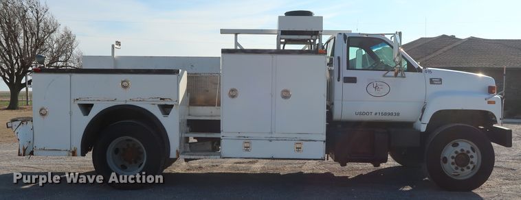 image for item DH0855 1999 GMC C7500 service truck