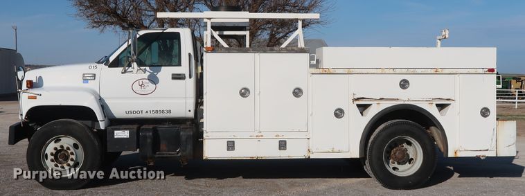 image for item DH0855 1999 GMC C7500 service truck