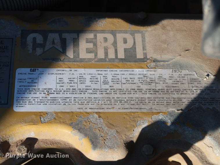 image for item DH0855 1999 GMC C7500 service truck