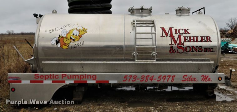 image for item DI2081 2013 KeeVac Industires KV-2500 aluminum vacuum tank bed