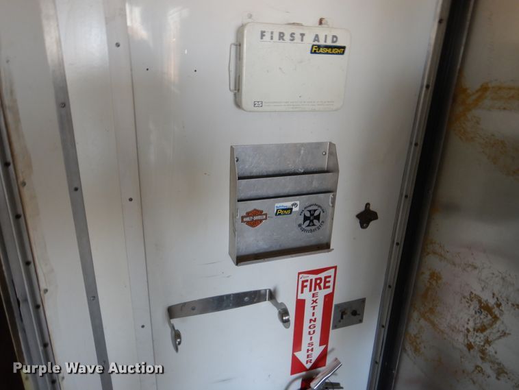 image for item EK9185 2001 United Stacker enclosed cargo trailer