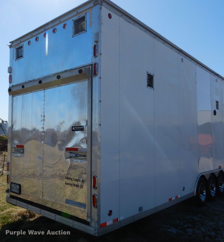 image for item EK9185 2001 United Stacker enclosed cargo trailer
