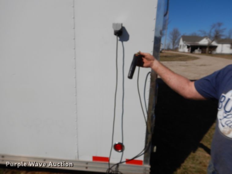 image for item EK9185 2001 United Stacker enclosed cargo trailer