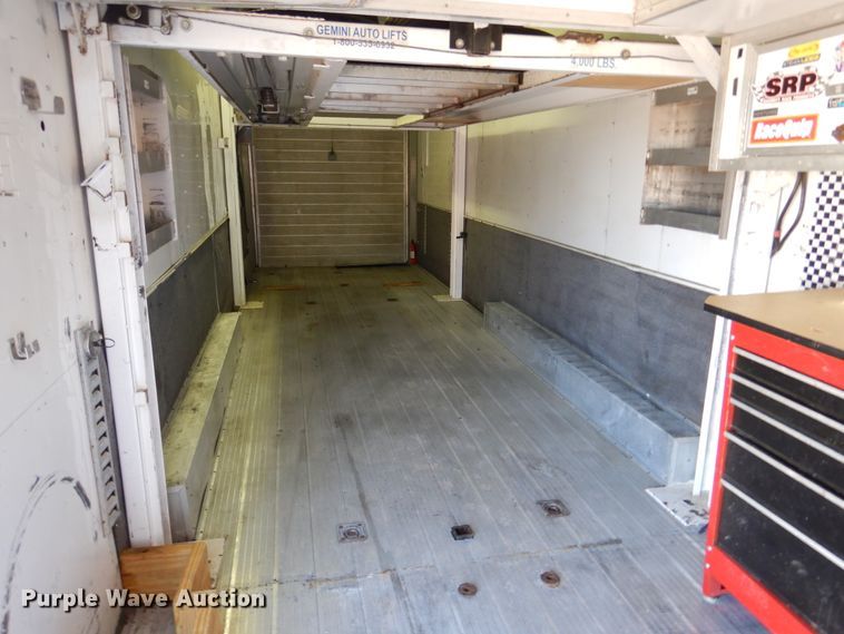 image for item EK9185 2001 United Stacker enclosed cargo trailer