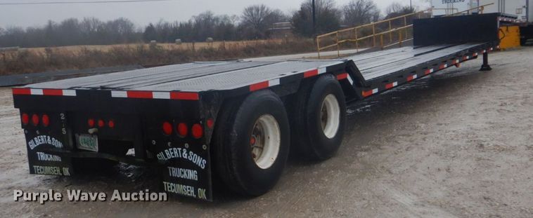 image for item GD9085 1978 Delta DD-46-96 drop deck equipment trailer