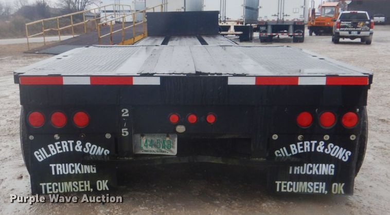 image for item GD9085 1978 Delta DD-46-96 drop deck equipment trailer