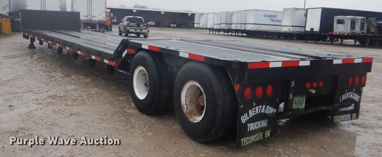 image for item GD9085 1978 Delta DD-46-96 drop deck equipment trailer