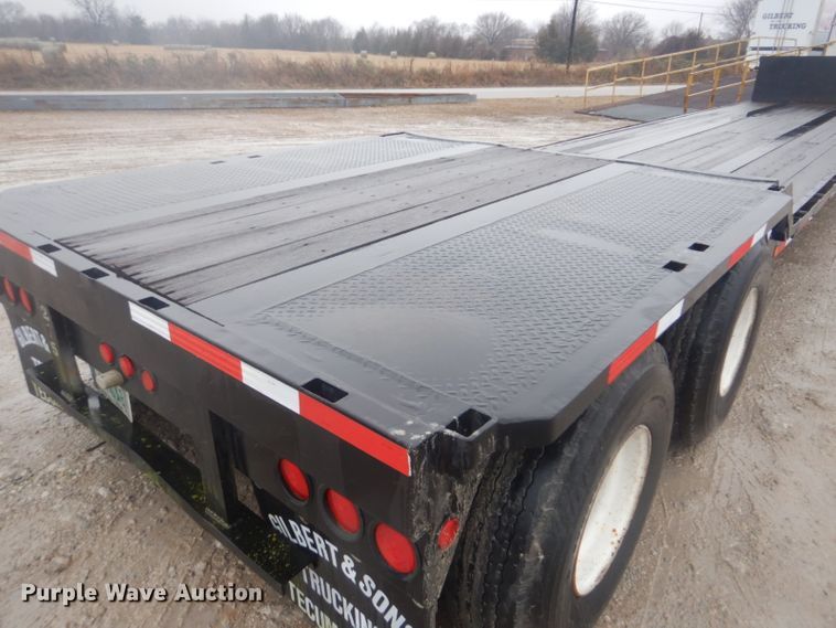 image for item GD9085 1978 Delta DD-46-96 drop deck equipment trailer