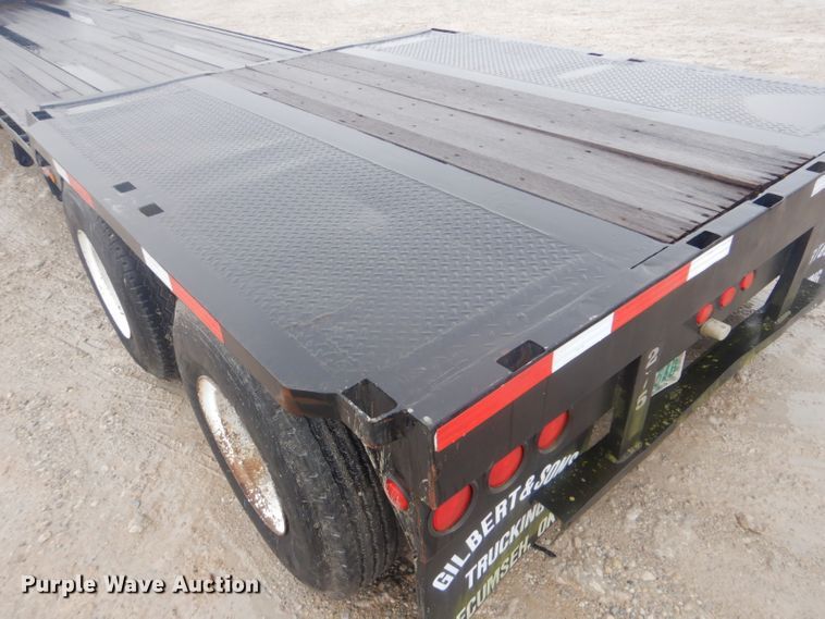 image for item GD9085 1978 Delta DD-46-96 drop deck equipment trailer