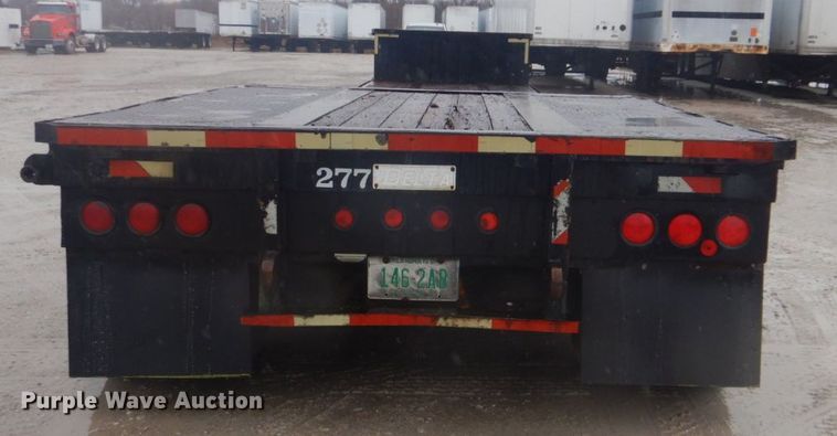 image for item GD9086 1978 Delta DD-46-96 drop deck equipment trailer