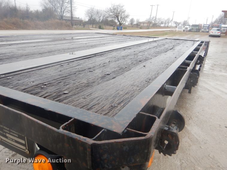 image for item GD9086 1978 Delta DD-46-96 drop deck equipment trailer