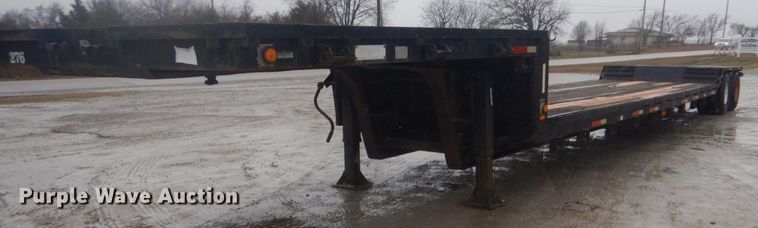 image for item GD9087 1980 Delta drop deck equipment trailer