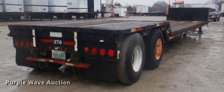 image for item GD9087 1980 Delta drop deck equipment trailer