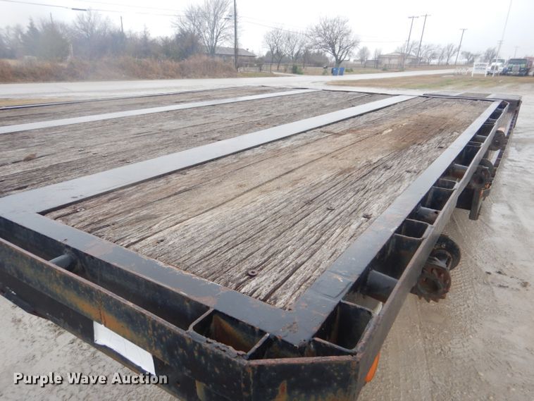 image for item GD9087 1980 Delta drop deck equipment trailer