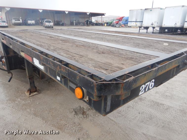 image for item GD9087 1980 Delta drop deck equipment trailer