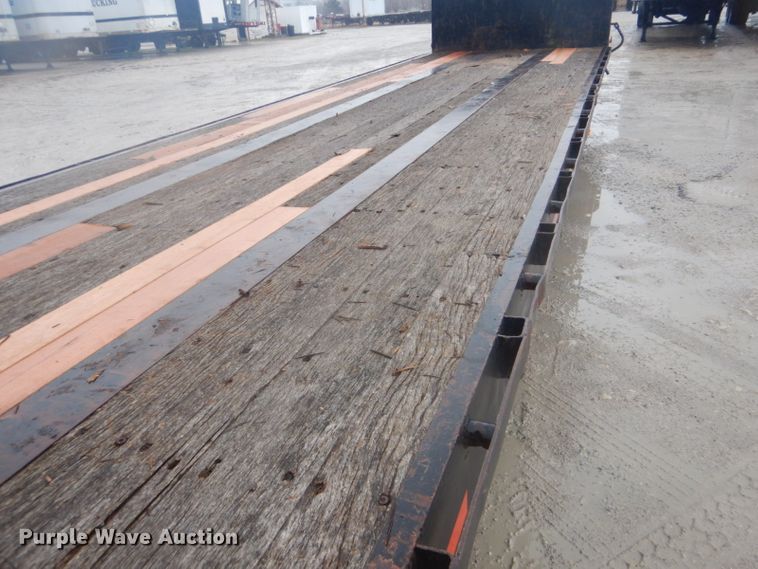 image for item GD9087 1980 Delta drop deck equipment trailer