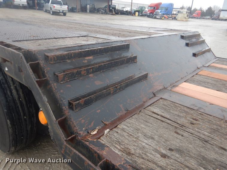 image for item GD9087 1980 Delta drop deck equipment trailer