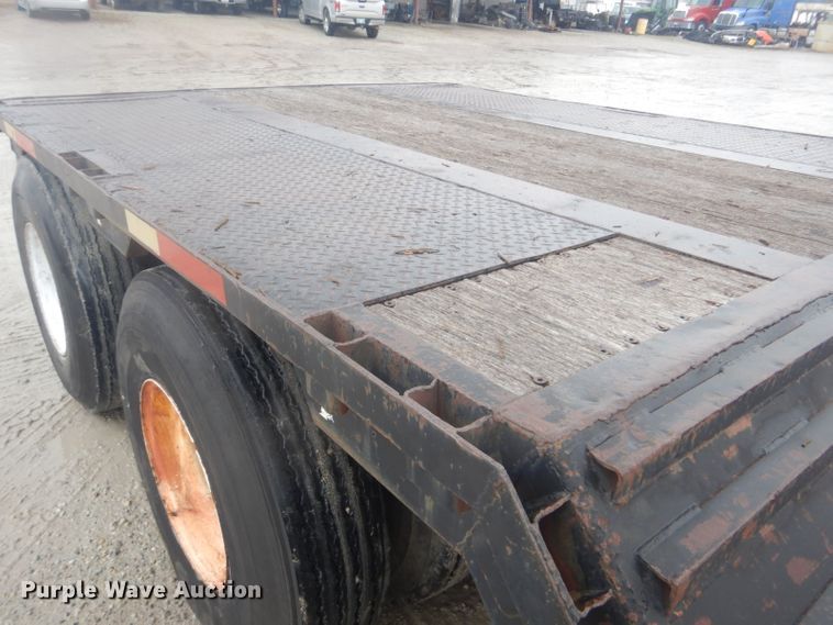 image for item GD9087 1980 Delta drop deck equipment trailer