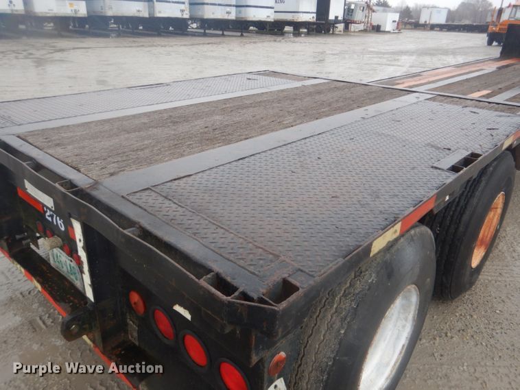 image for item GD9087 1980 Delta drop deck equipment trailer