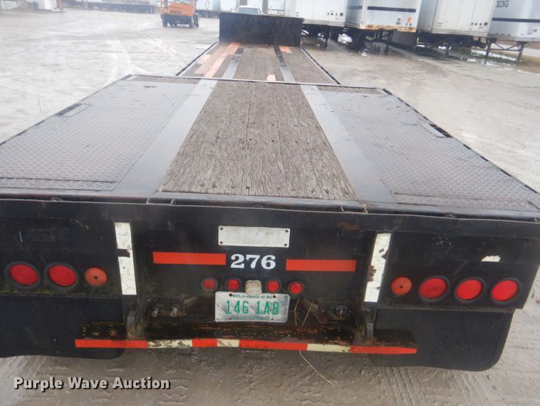 image for item GD9087 1980 Delta drop deck equipment trailer