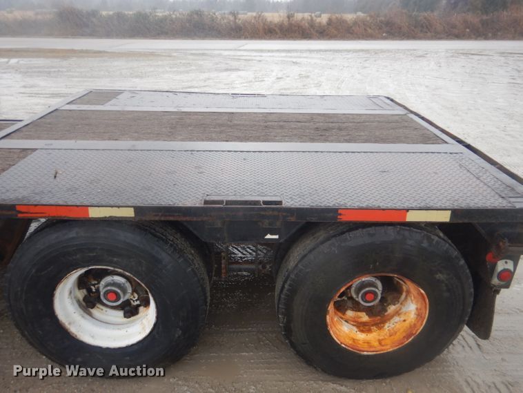 image for item GD9087 1980 Delta drop deck equipment trailer