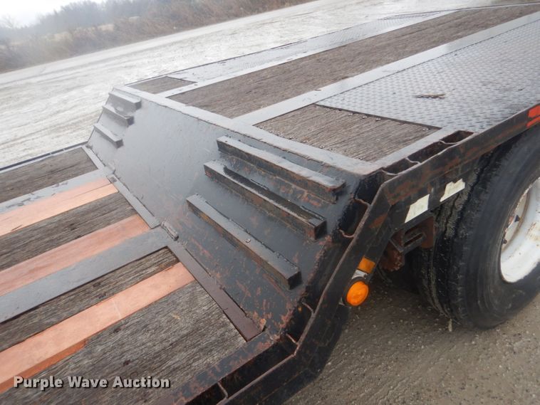 image for item GD9087 1980 Delta drop deck equipment trailer