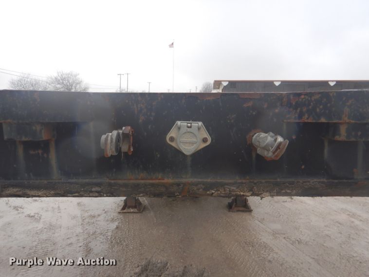 image for item GD9087 1980 Delta drop deck equipment trailer