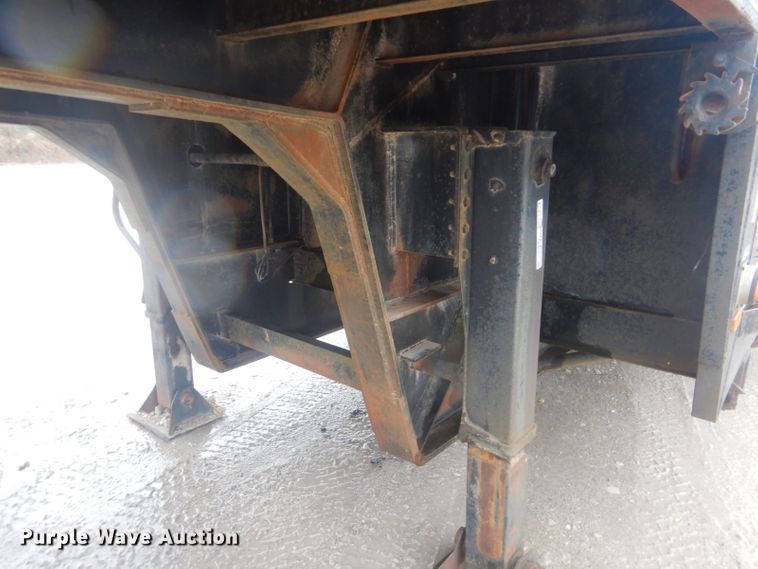 image for item GD9087 1980 Delta drop deck equipment trailer