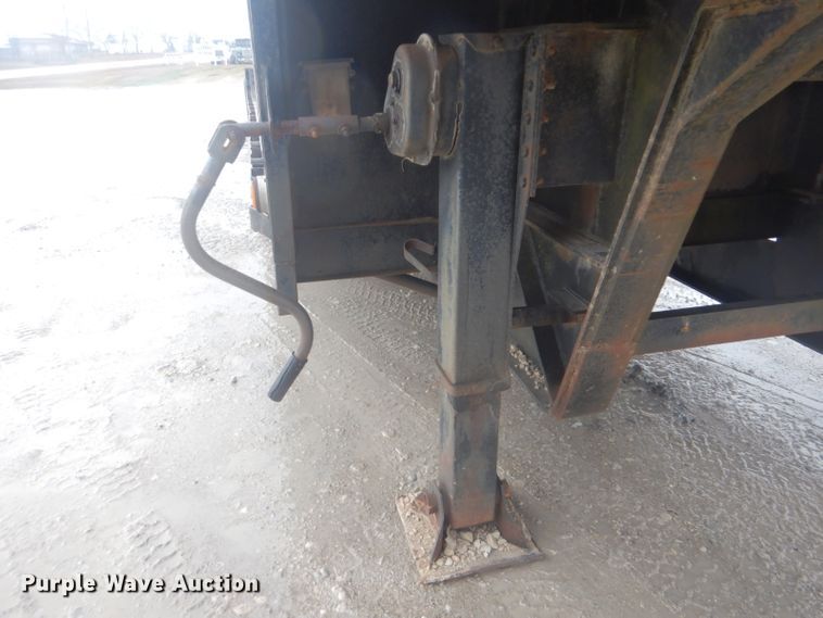 image for item GD9087 1980 Delta drop deck equipment trailer