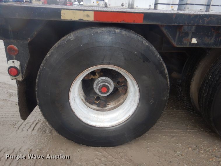 image for item GD9087 1980 Delta drop deck equipment trailer
