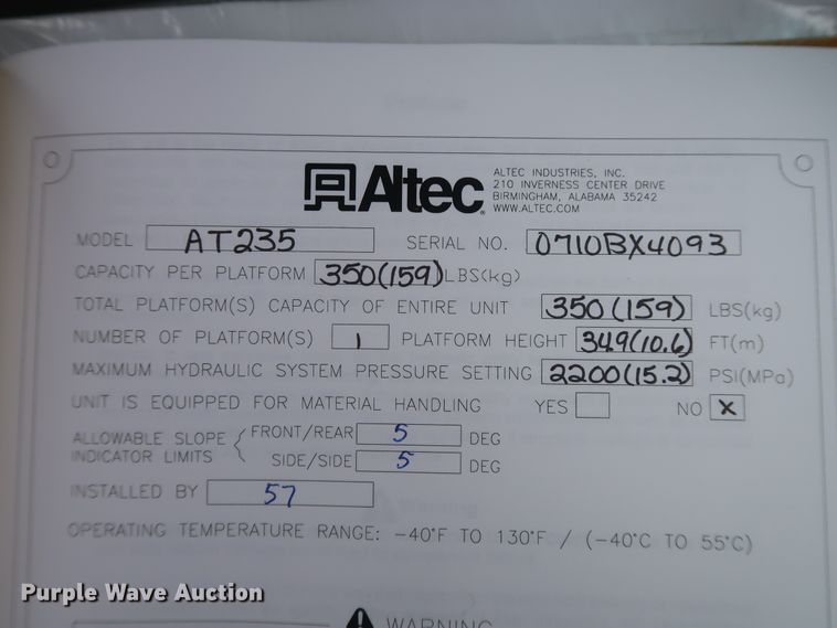 image for item GD9977 2011 Ford F450 Super Duty XL bucket truck