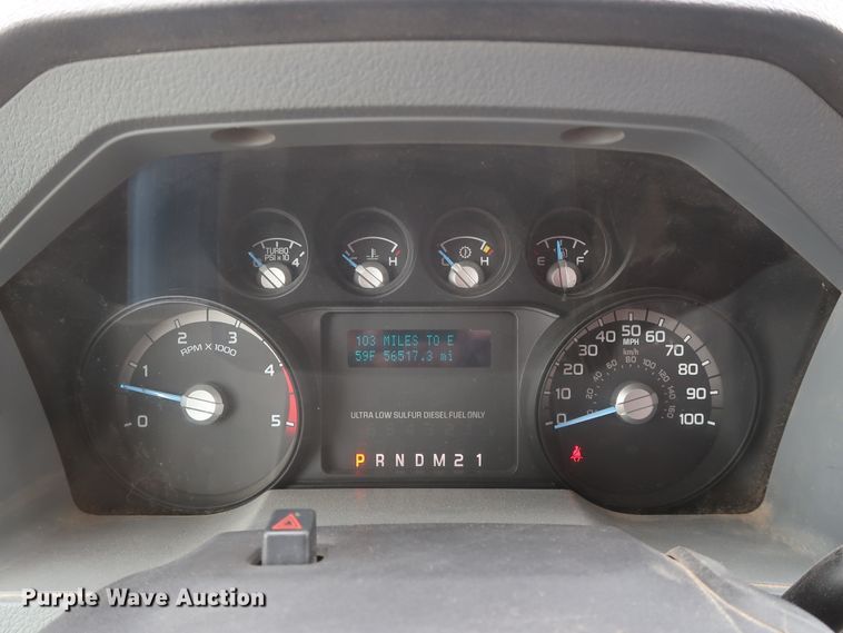 image for item GD9978 2012 Ford F550 Super Duty XL SuperCab flatbed treater truck