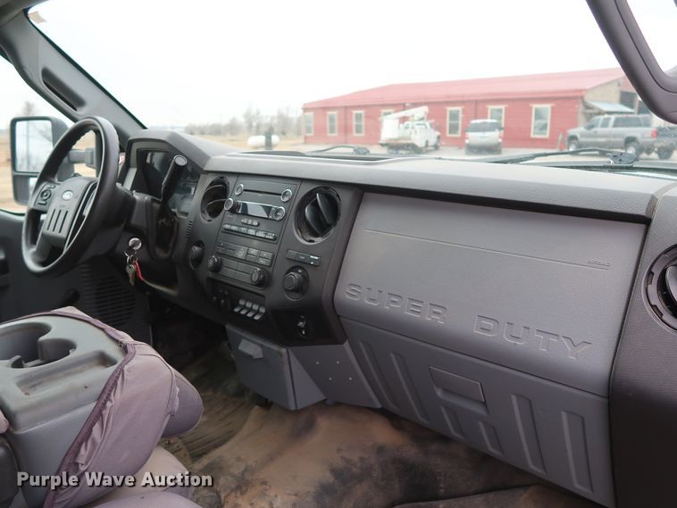 image for item GD9978 2012 Ford F550 Super Duty XL SuperCab flatbed treater truck