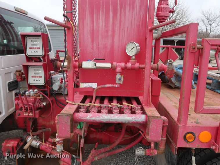 image for item GD9978 2012 Ford F550 Super Duty XL SuperCab flatbed treater truck