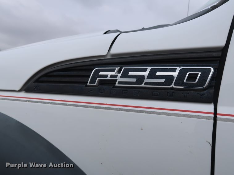 image for item GD9978 2012 Ford F550 Super Duty XL SuperCab flatbed treater truck