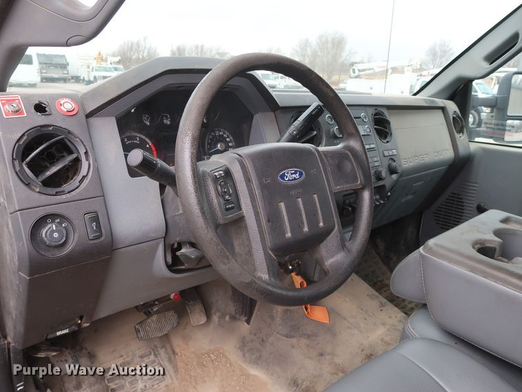 image for item GD9979 2012 Ford F550 Super Duty XL SuperCab flatbed treater truck