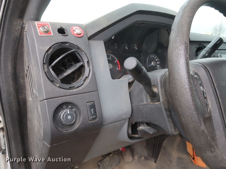 image for item GD9979 2012 Ford F550 Super Duty XL SuperCab flatbed treater truck