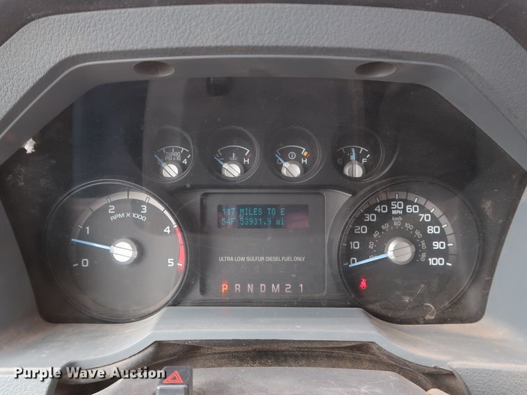 image for item GD9979 2012 Ford F550 Super Duty XL SuperCab flatbed treater truck