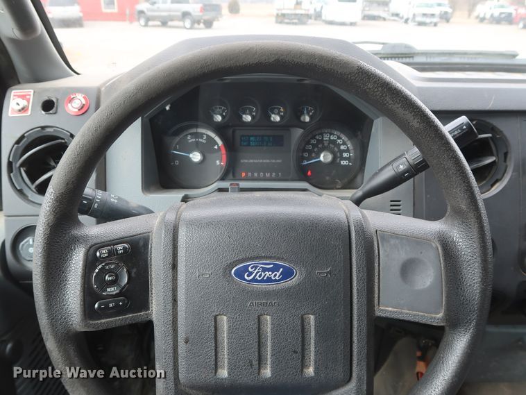 image for item GD9979 2012 Ford F550 Super Duty XL SuperCab flatbed treater truck