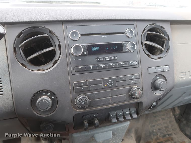 image for item GD9979 2012 Ford F550 Super Duty XL SuperCab flatbed treater truck