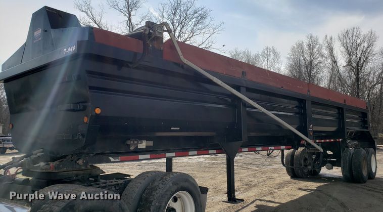 image for item GG9593 1993 Lufkin Ultra-Light end dump trailer