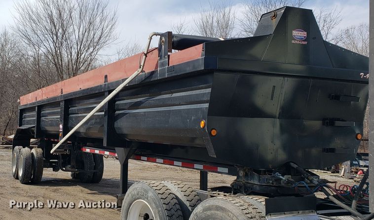 image for item GG9593 1993 Lufkin Ultra-Light end dump trailer