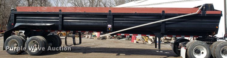 image for item GG9593 1993 Lufkin Ultra-Light end dump trailer