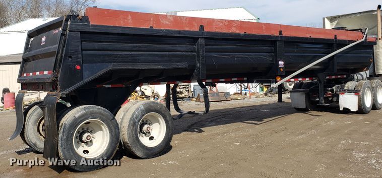 image for item GG9593 1993 Lufkin Ultra-Light end dump trailer